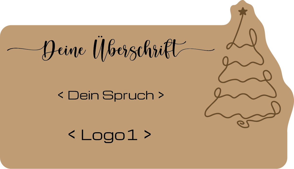 Christmas mit 1 Logo